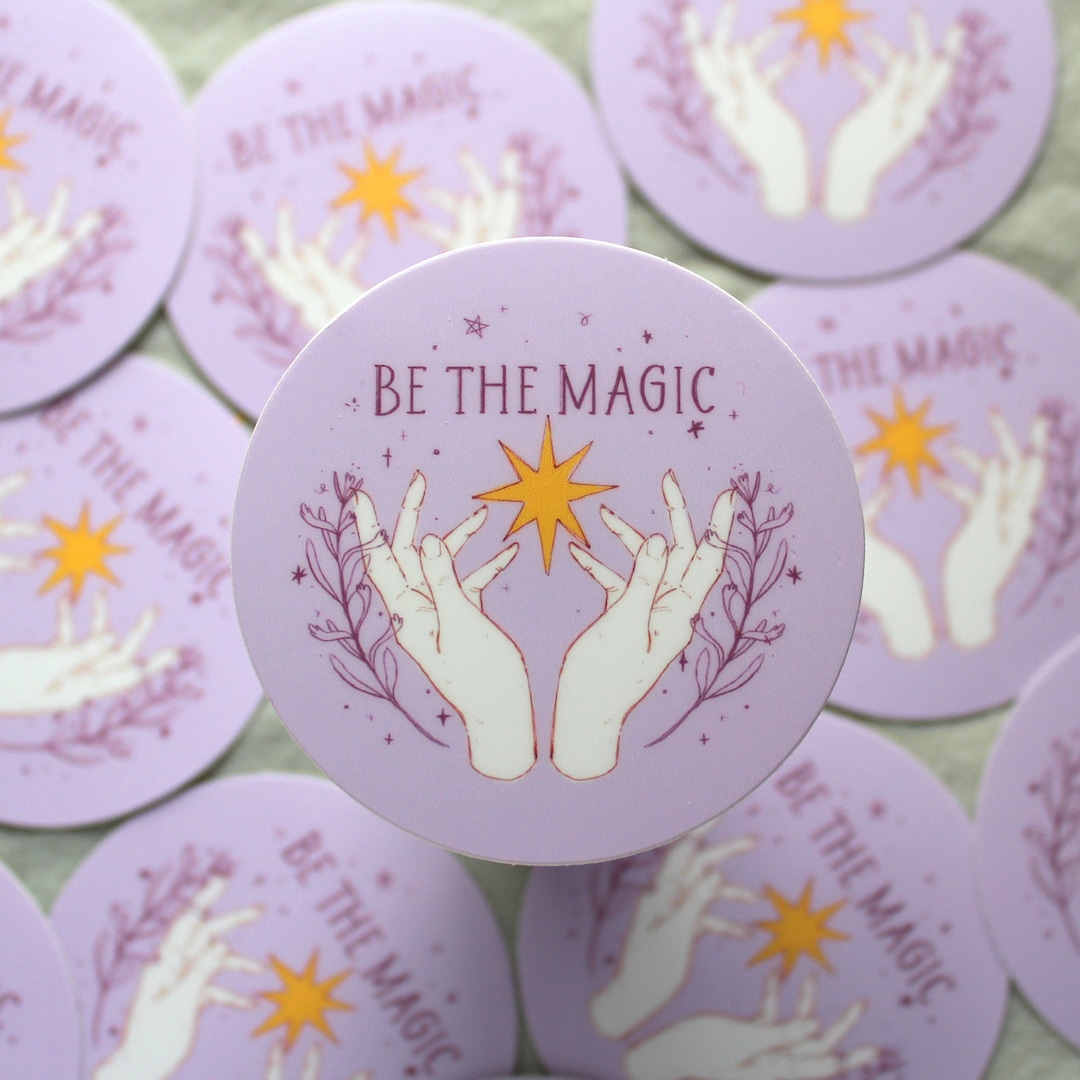 Be the Magic Vinyl Sticker - Etsy