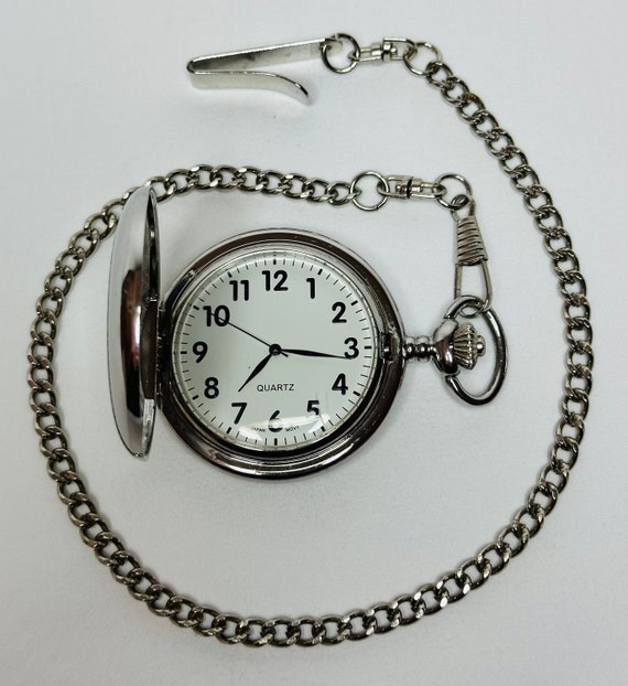 Silver Vintage Geneva Pocket Watch