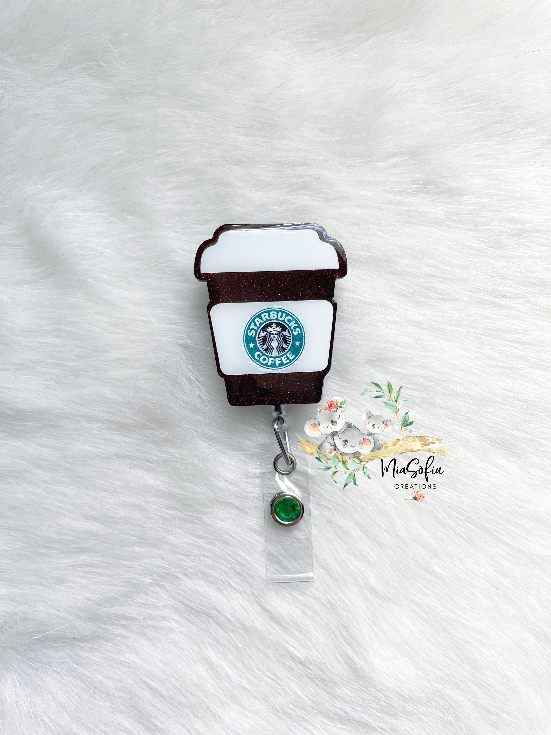 starbucks drink badge reel and pen set – Its Show Thyme