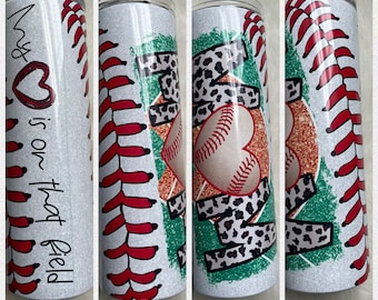 Baseball Mom Tumbler, Personalized Tumbler, Sublimated Tumbler, Stainless Steel Tumbler, Personalized Cup, Custom Tumbler