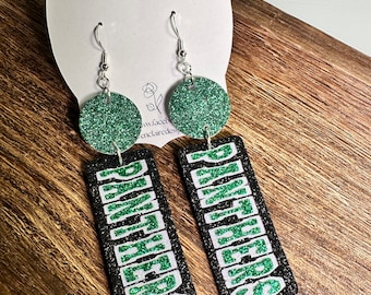 Custom Sports Team Logo Earrings