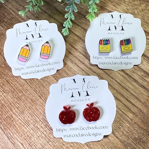 Back to School Studs