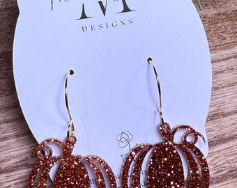 Orange Sparkle Pumpkins