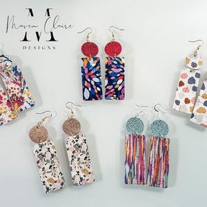 Spring Rectangle dangles