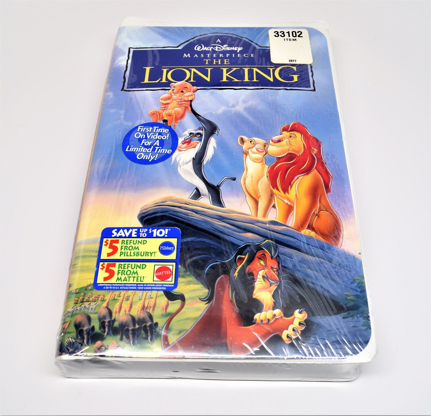 A Walt Disney Masterpiece The Lion King VHS The Lion King Etsy