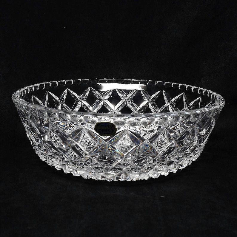 BOHEMIA CRYSTAL BOWL Lead Crystal Bowls Bohemia Crystal Etsy