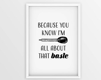Keuken afdrukbare Wall Art met Decor van de keuken, keuken Poster, keuken tekenen, grappig citaat, downloaden.