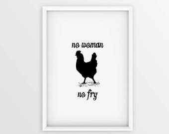 Keuken afdrukbare Wall Art met Decor van de keuken, keuken Poster, keuken tekenen, grappig citaat, downloaden.