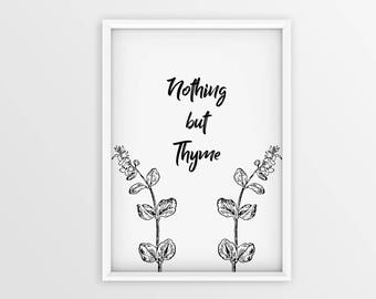 Keuken afdrukbare Wall Art met Decor van de keuken, keuken Poster, keuken tekenen, grappig citaat, downloaden.