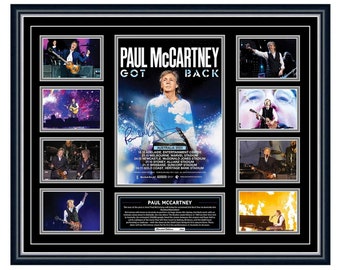 Paul McCartney Got Back Tour Australia 2023 Limited Edition Memorabilia Frame