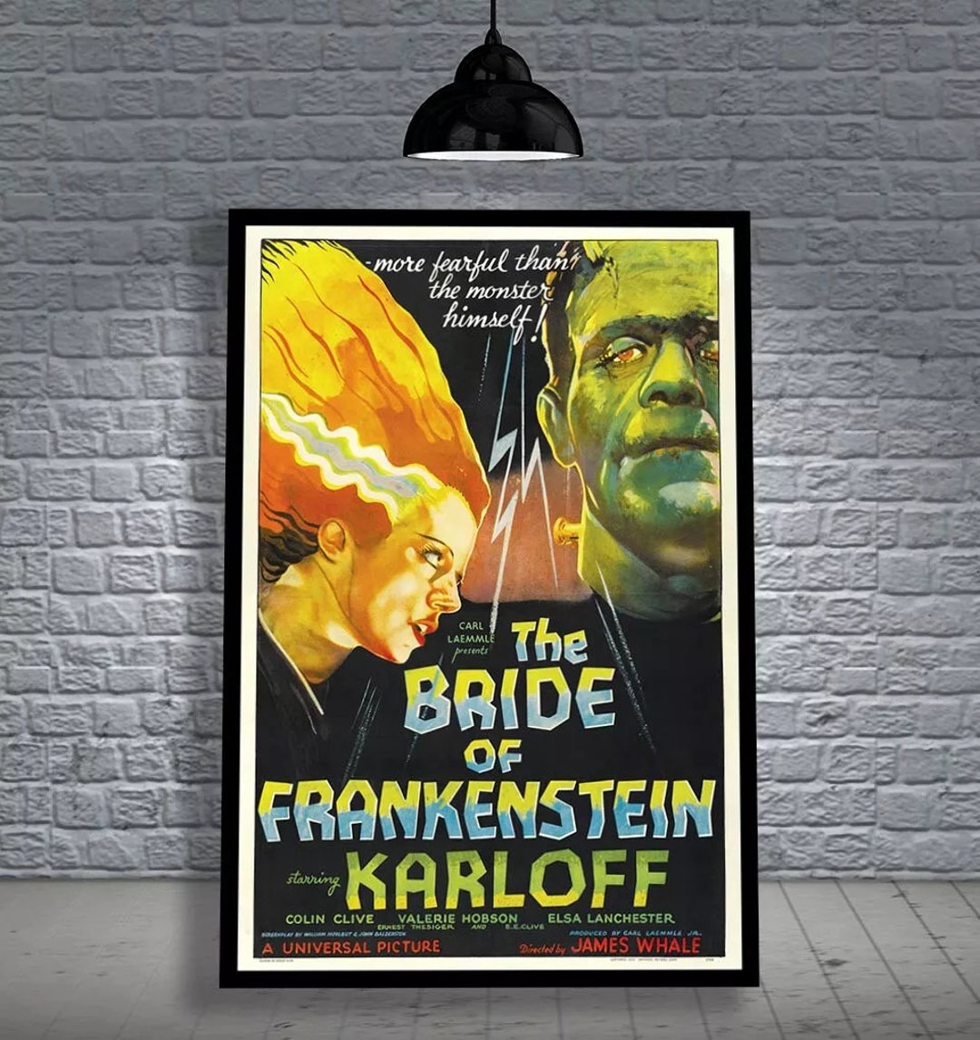 Bride of Frankenstein 1935 Framed Movie Poster Print - Etsy