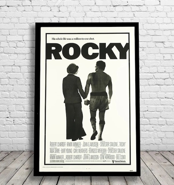 Buy Rocky (1976) Sylvester Stallone Framed Movie Poster Print