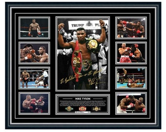 Mike Tyson WBA, WBC, IBF Champion Signed Limited Edition Memorabilia Frame