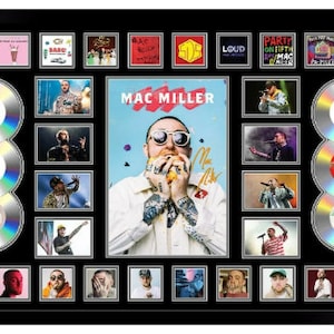 Mac Miller Circles Swimming Signed Limited Edition Memorabilia Frame