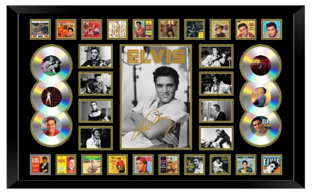 Elvis Presley the King Limited Edition Memorabilia Frame - Etsy