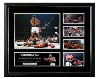 Muhammad Ali RIP Signed Limited Edition Memorabilia Frame