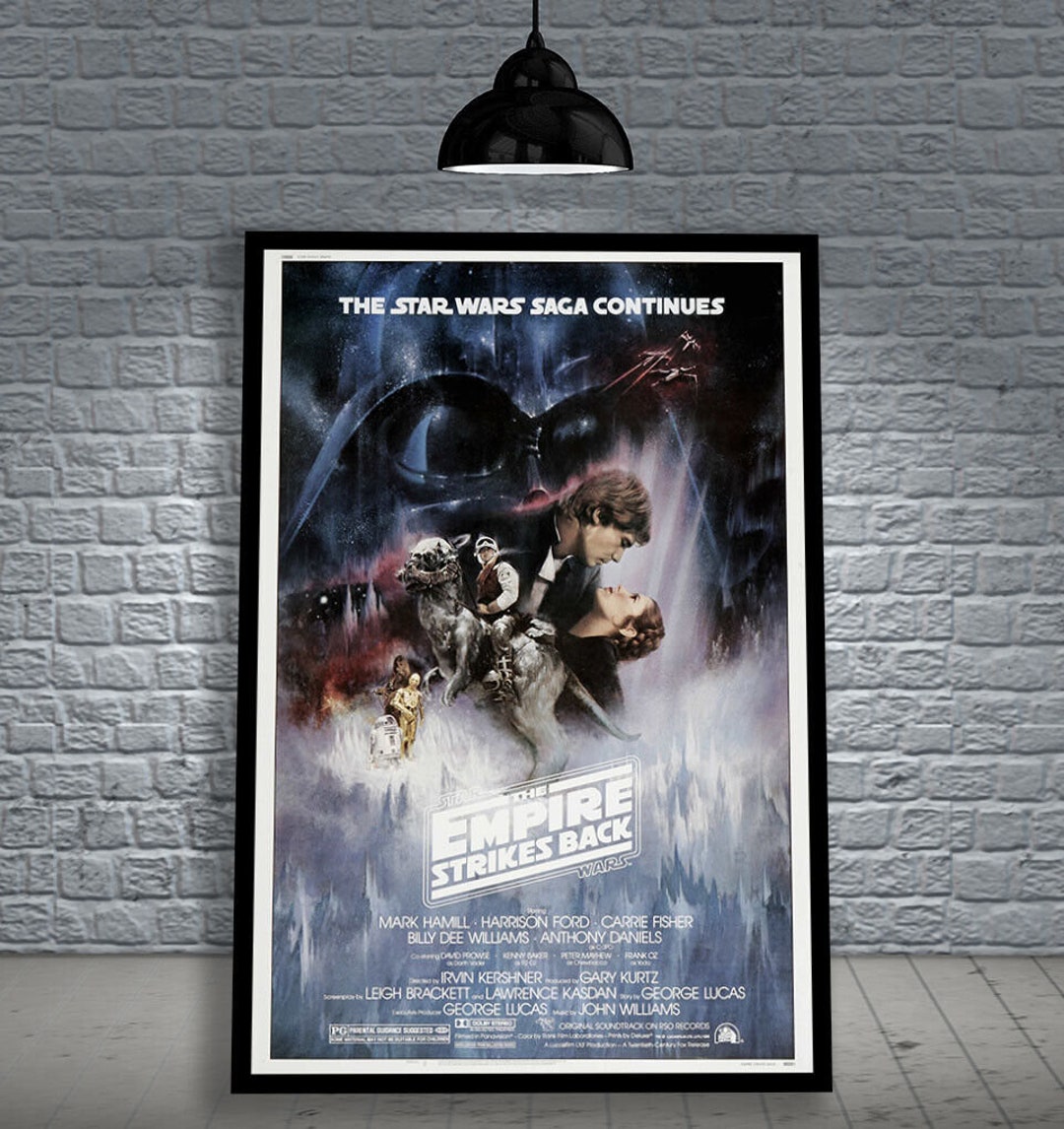 Star Wars Episode V the Empire Strikes Back Framed Movie Poster Print ...