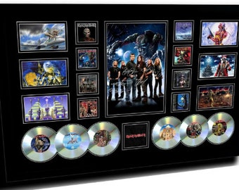 Iron Maiden Bruce Dickinson Signed Limited Edition Memorabilia Frame