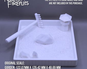 Mini Zen Garden | Digital File ONLY | STL File for 3D Printing