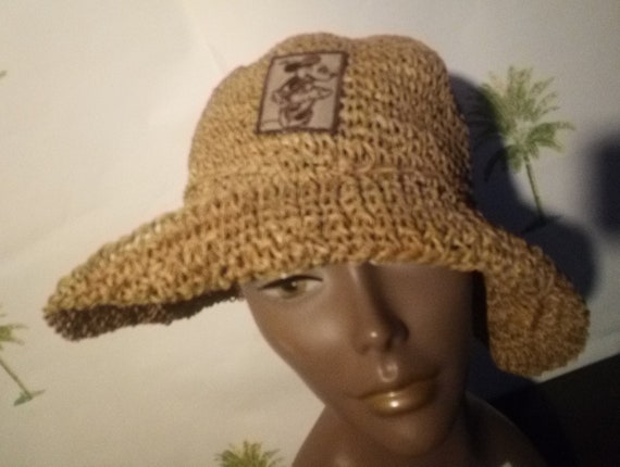 Vintage sexy Mickey Mini Mouse floppy straw hat su