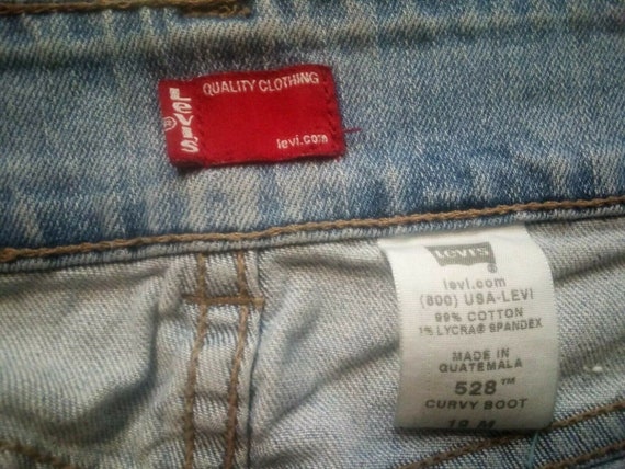 CURVY BOOTCUT LEVIS 528 Womens  Vintage Wide - Etsy