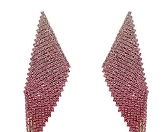 Rhinestone Drop Earrings