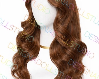 Chocolate Brown Body Wave Human Hair Wig – 13x6 HD Lace Front Wig, Brown Lace Wig, Glueless Wig, Pre Plucked Hairline, Luxury Human Hair Wig