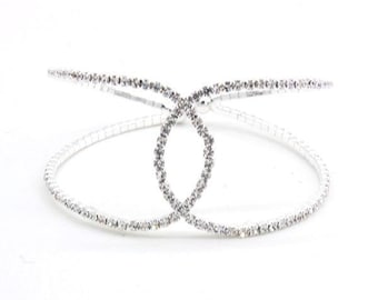 RHINESTONE BUTTERFLY CUFF