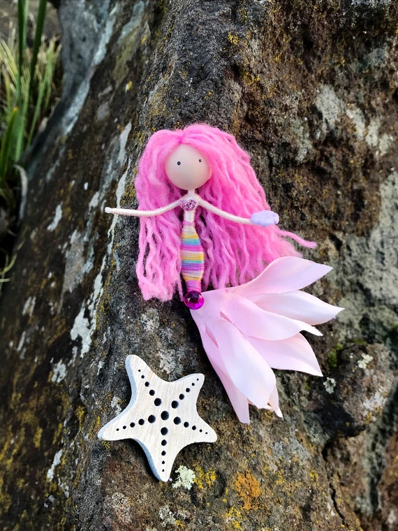 cotton candy mermaid doll