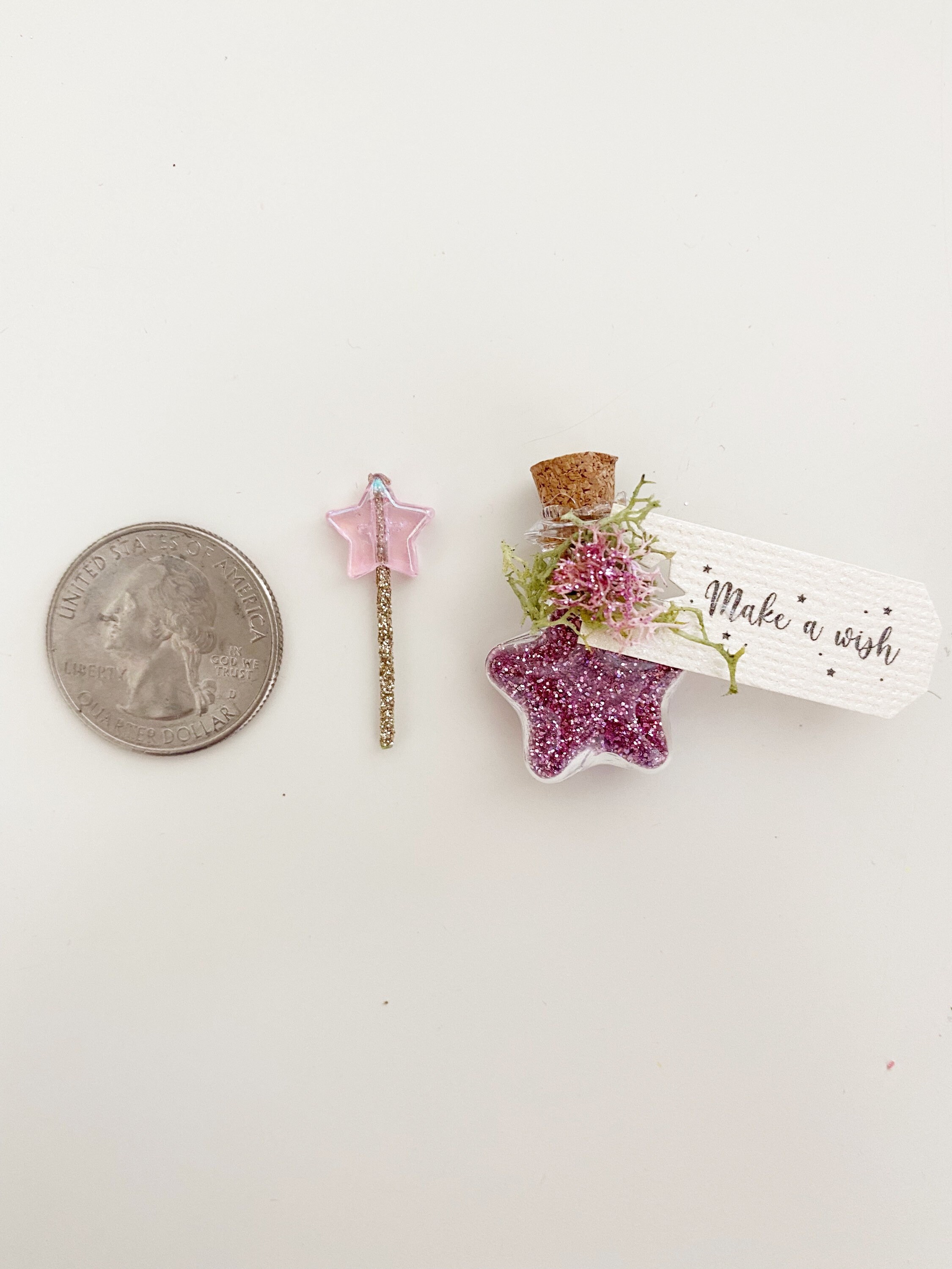 Pixie Dust Bottle and Wand Set by Wands and Willows, Star Shaped