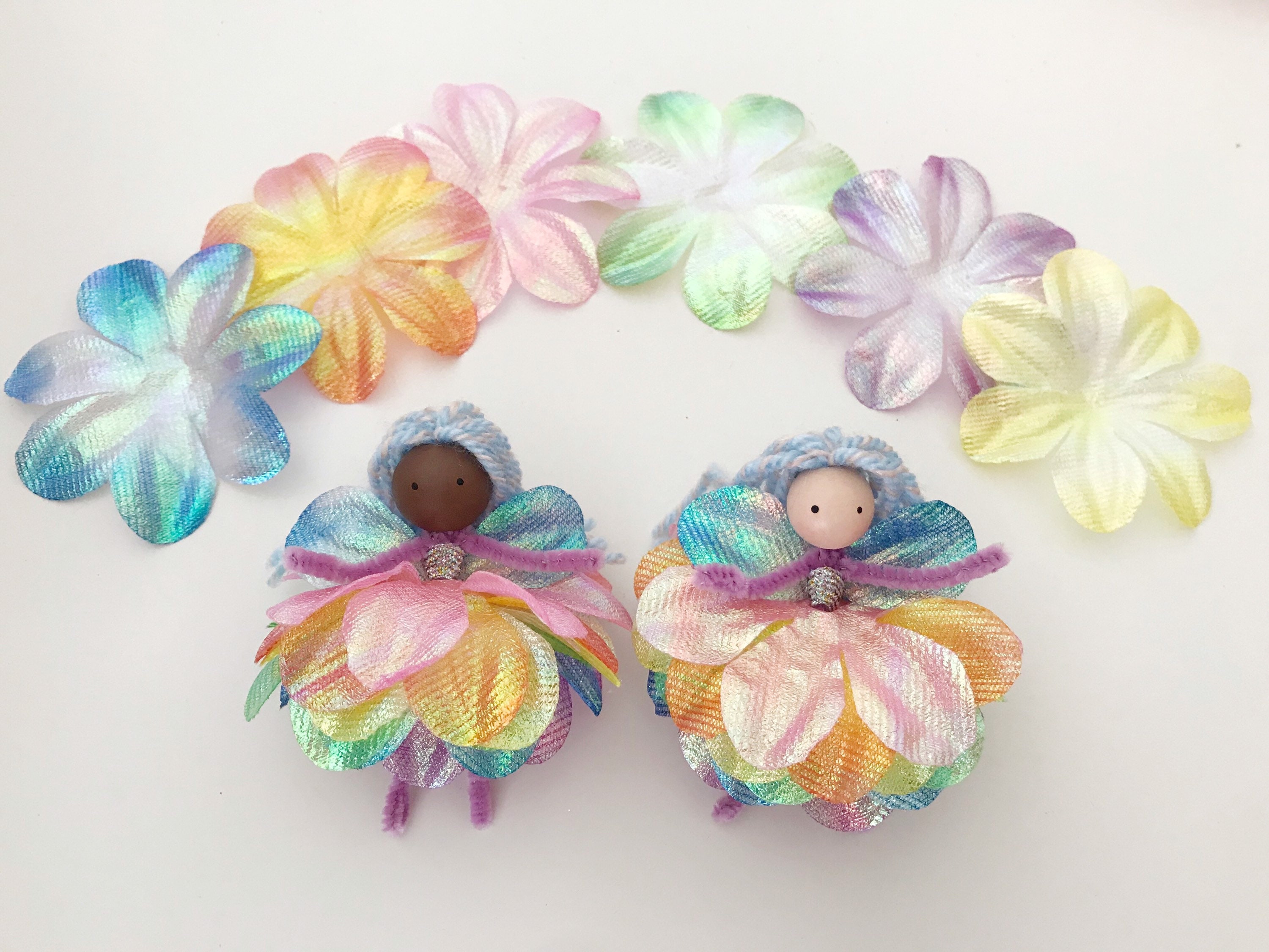 Rainbow Fairy Doll Kit Arts and Crafts for Children Fairy Etsy