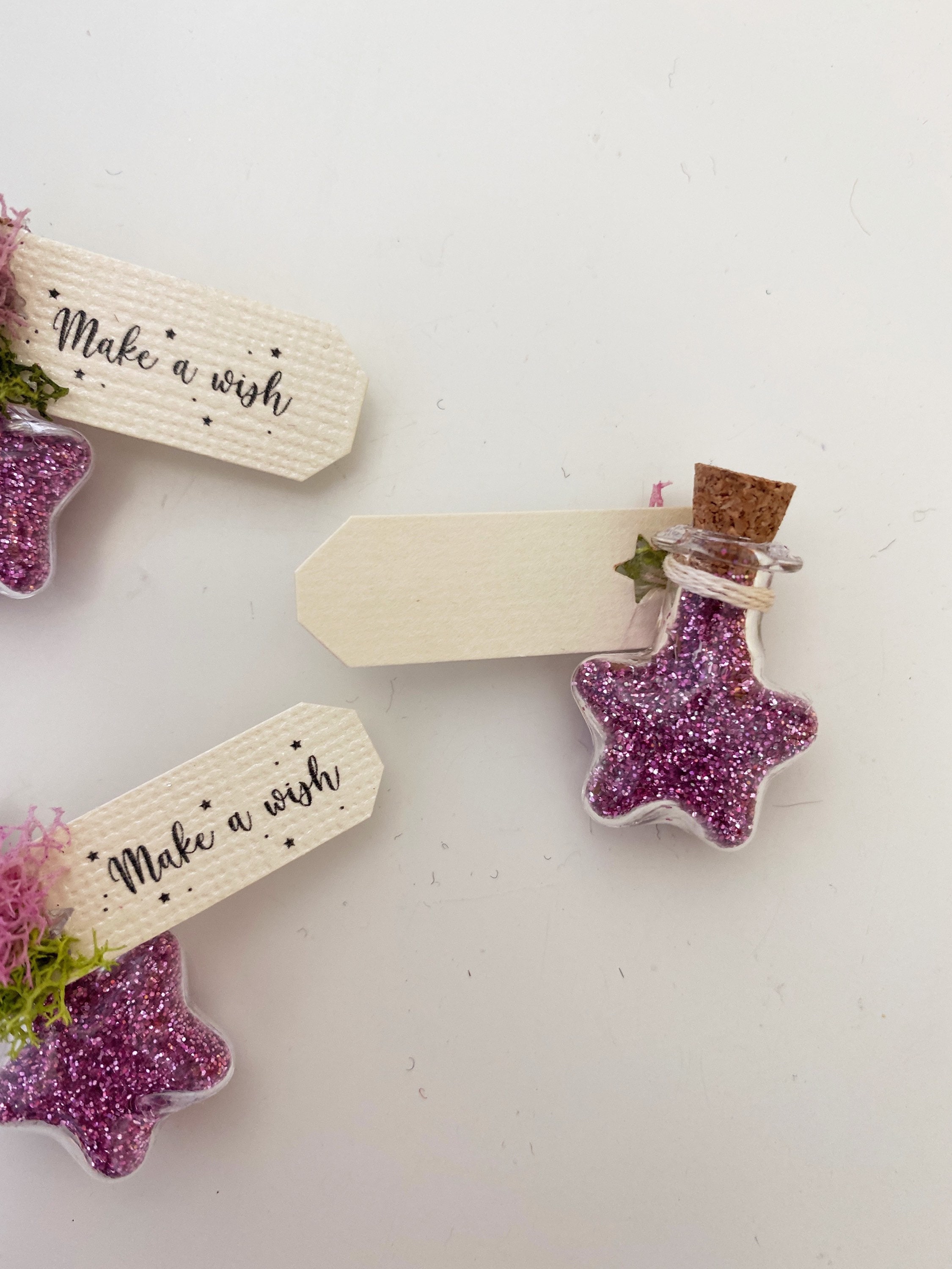 Pixie Dust Bottle and Wand Set by Wands and Willows, Star Shaped Glass ...