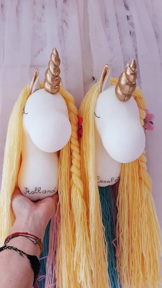 unicorn hair doll