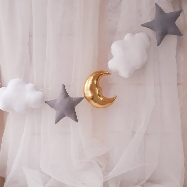 Moon Stars Nursery Etsy