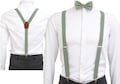 Sage Green Linen Bow Tie & Elastic Suspenders Set product logo