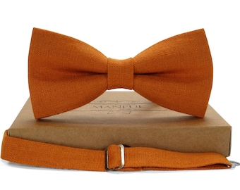 Burnt Orange Bow Tie,Rust Bow Tie,Terracotta Bow Tie,Copper Bow Tie,Autumn Orange Bow Tie,Sienna Bow Tie,Tangerine Bow Tie,Brick Red Bow Tie