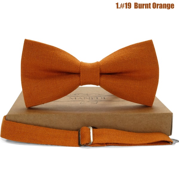 Burnt Orange Bow Tie,Rust Bow Tie,Terracotta Bow Tie,Copper Bow Tie,Autumn Orange Bow Tie,Sienna Bow Tie,Tangerine Bow Tie,Brick Red Bow Tie