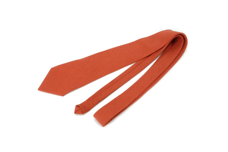 Burnt orange bow tie,rust orange bow tie,orange bow tie,orange bow tie,orange necktie,orange necktie, noeud papillon orange brûlé,bow tie image 2