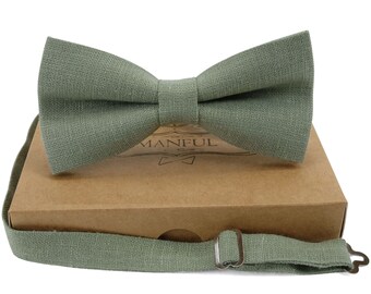 Eucalyptus Green Bow tie,Green Necktie,wedding necktie,necktie, groomsmen necktie,  green necktie, Fliege, Krawatte,Noeud papillon, cravate,