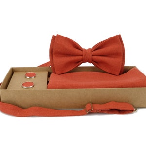 Burnt orange bow tie,rust orange bow tie,orange bow tie,orange bow tie,orange necktie,orange necktie, noeud papillon orange brûlé,bow tie
