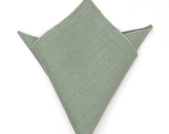 Grünes Einstecktuch: Erwachsene, Junge, Kindergrößen