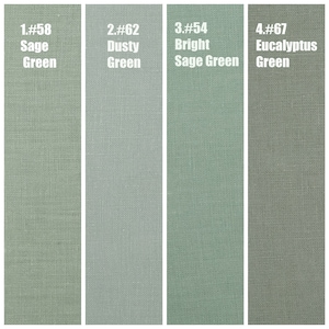 Sage Green Linen Bow Tie, Wedding Necktie, Linen Necktie, Groomsmen Necktie, Green Necktie, Sage Green Bow Tie for Men,Dusty Green Bow Tie image 2