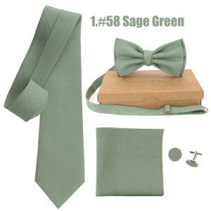Sage Green Bow Tie, Bow Tie, Noeuds Papillone, Geen Bow tie, Groomsmen Necktie, Green necktie,Sage Green Bow Tie,Green Bow tie image 1