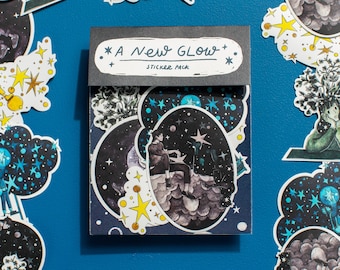 A New Glow: Sticker Set, Matte Waterproof Vinyl Sticker