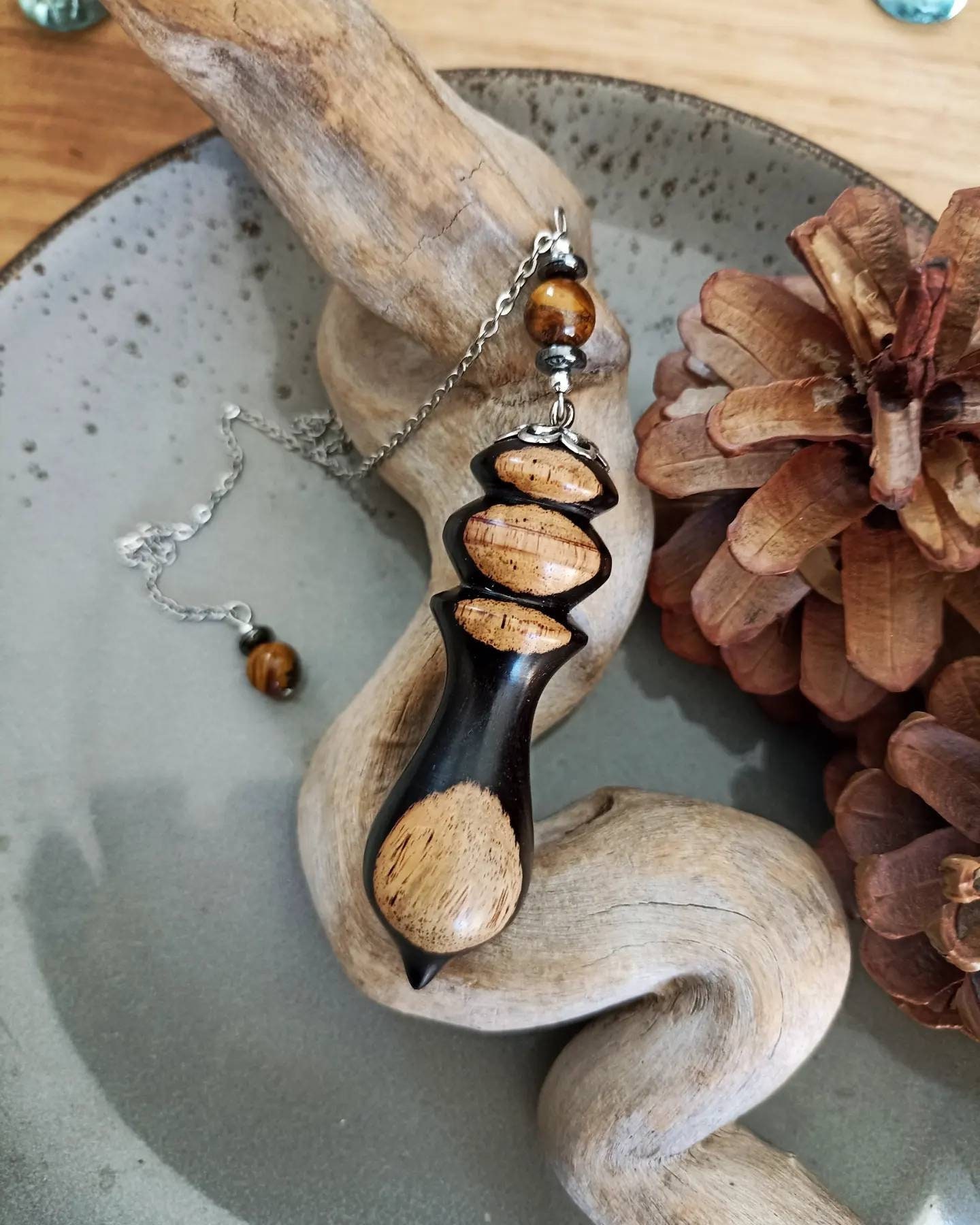 Pendule en Précieux Bois de Grenadille