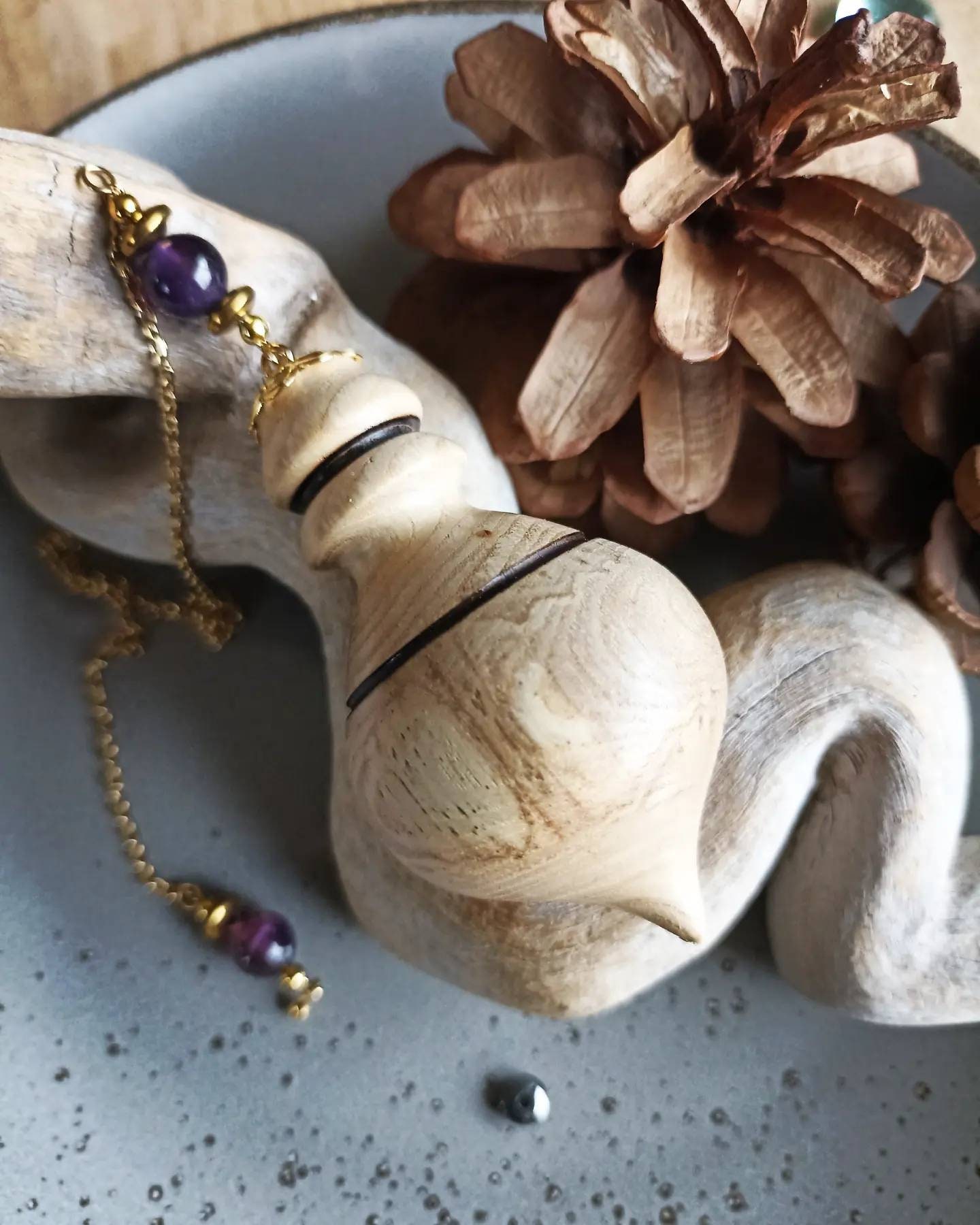 Pendule en Bois de Châtaignier