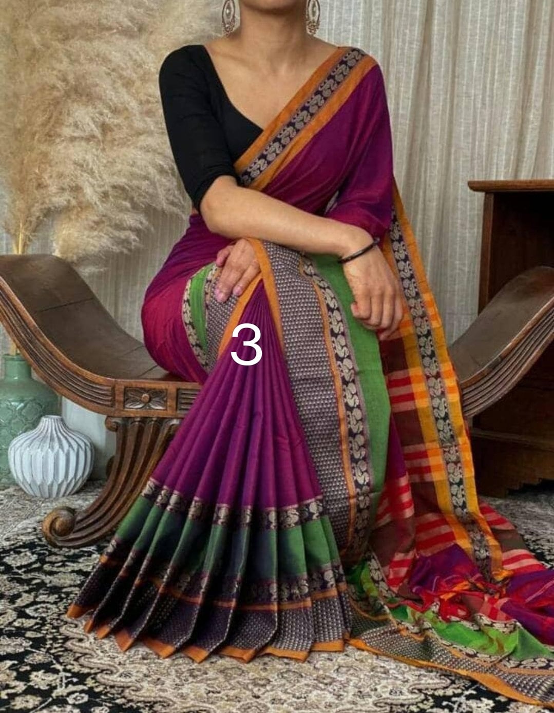 branded pure cotton sarees