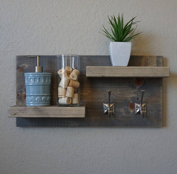 2 tier bathroom shelf