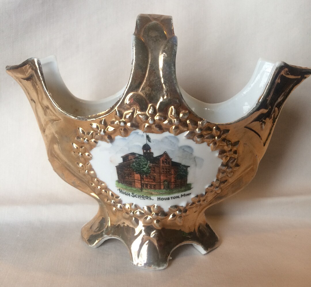 Houston, MN High School Souvenir Vase Etsy