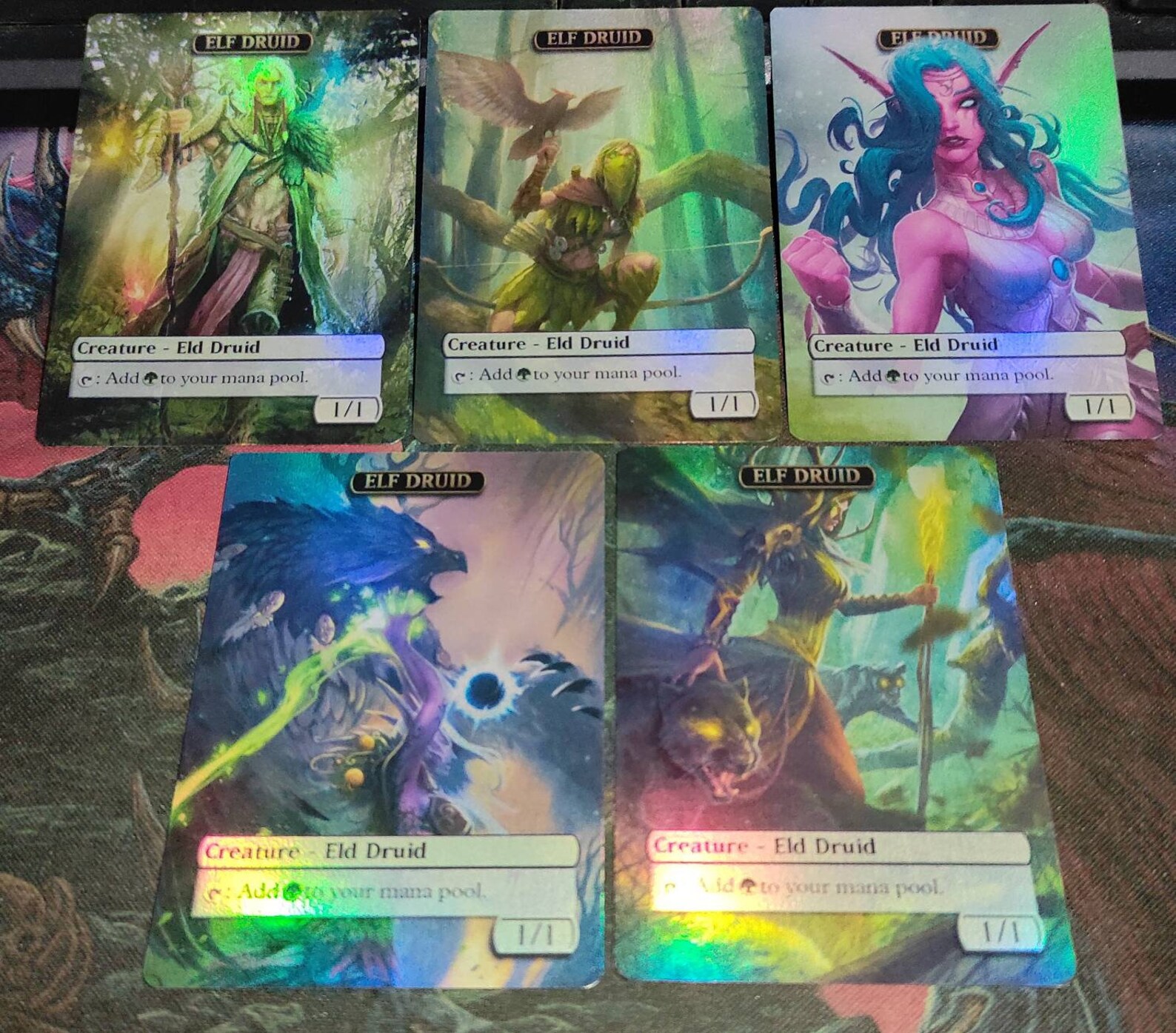 Mtg Elf Druid 1/1 Token for Freyalise Alternative Art // Chose - Etsy